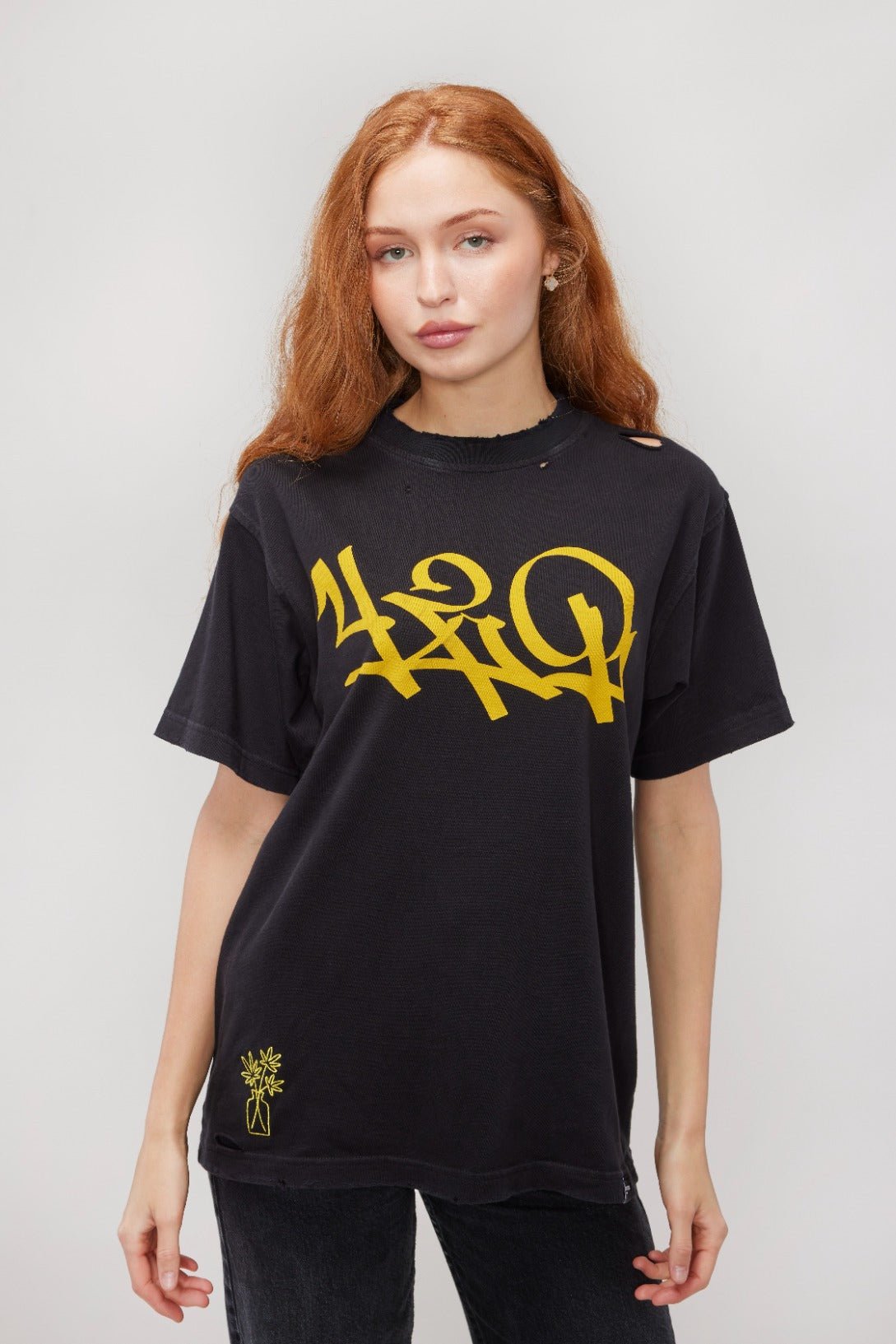 Bloom Distressed Tee - Image 2