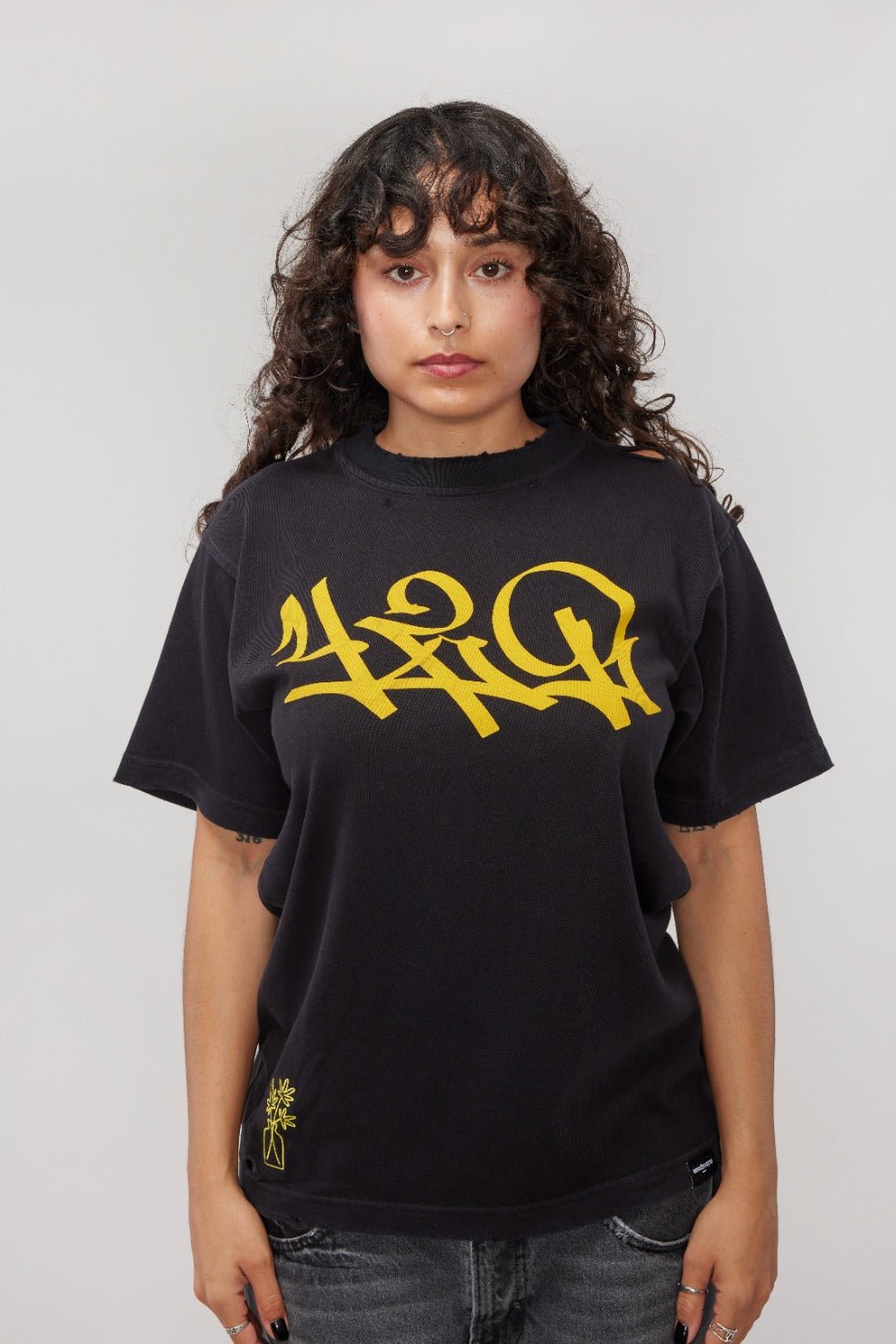 Bloom Distressed Tee - Image 4